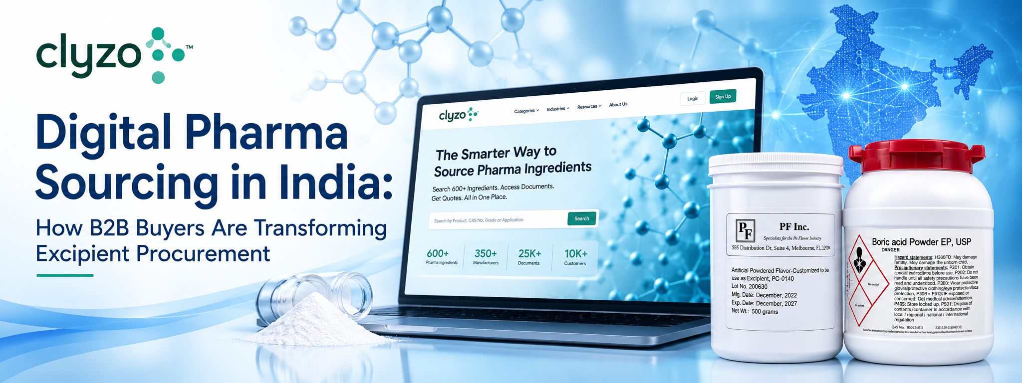 Digital Pharma Sourcing in India: How B2B Buyers Are Changing the Way They Source Excipients